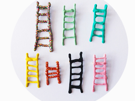 Broches en muursieraden