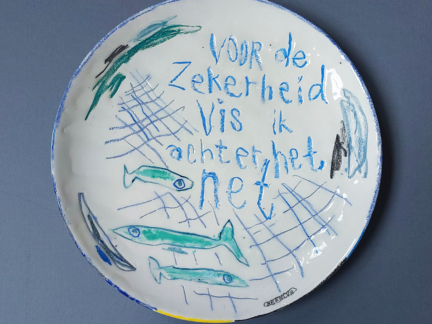 Happy bird day, bord 27 cm