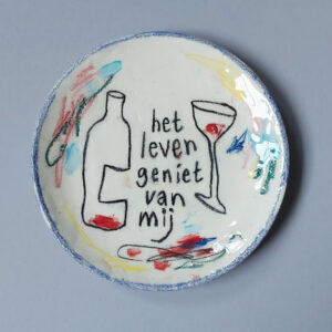 Het leven geniet van mij, bord 19 cm (kopie)