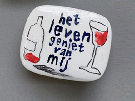 Het leven geniet van mij, doosje