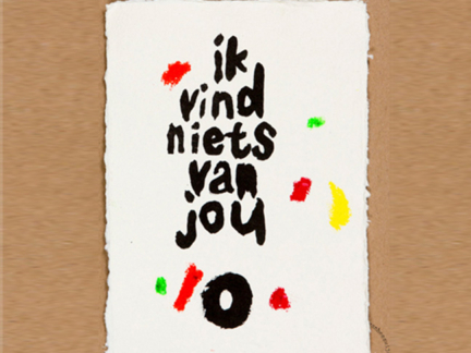 Geschetst voor jou: Ik vind niets van jou