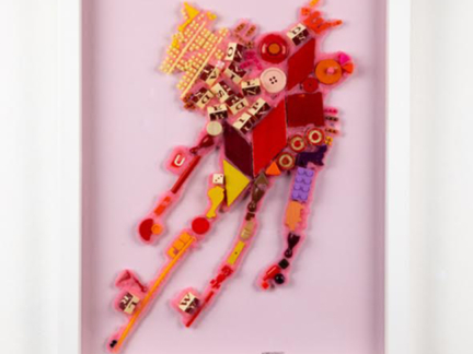 Uitgespeeld: roze compositie